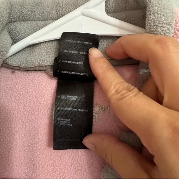 The North Face Pink and Gray Fleece Jacket Size Large - Picture 4 of 9